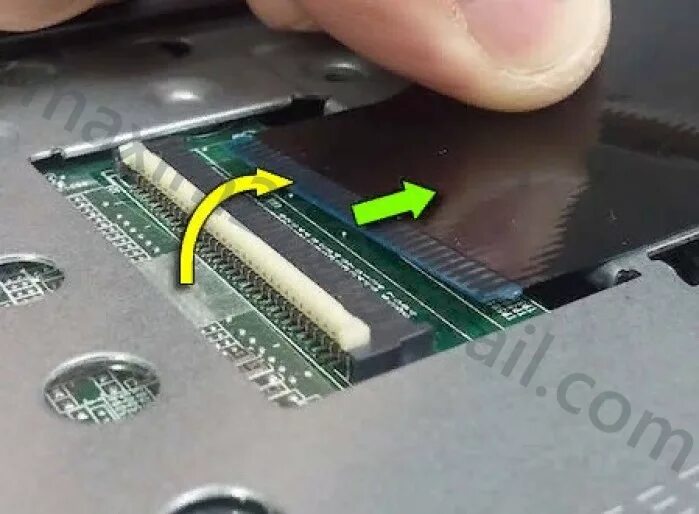 Как правильно снимать шлейфы на ноутбуке Разборка нетбука ASUS Eee PC 1201T Разборка и ремонт ноутбука, статьи и советы