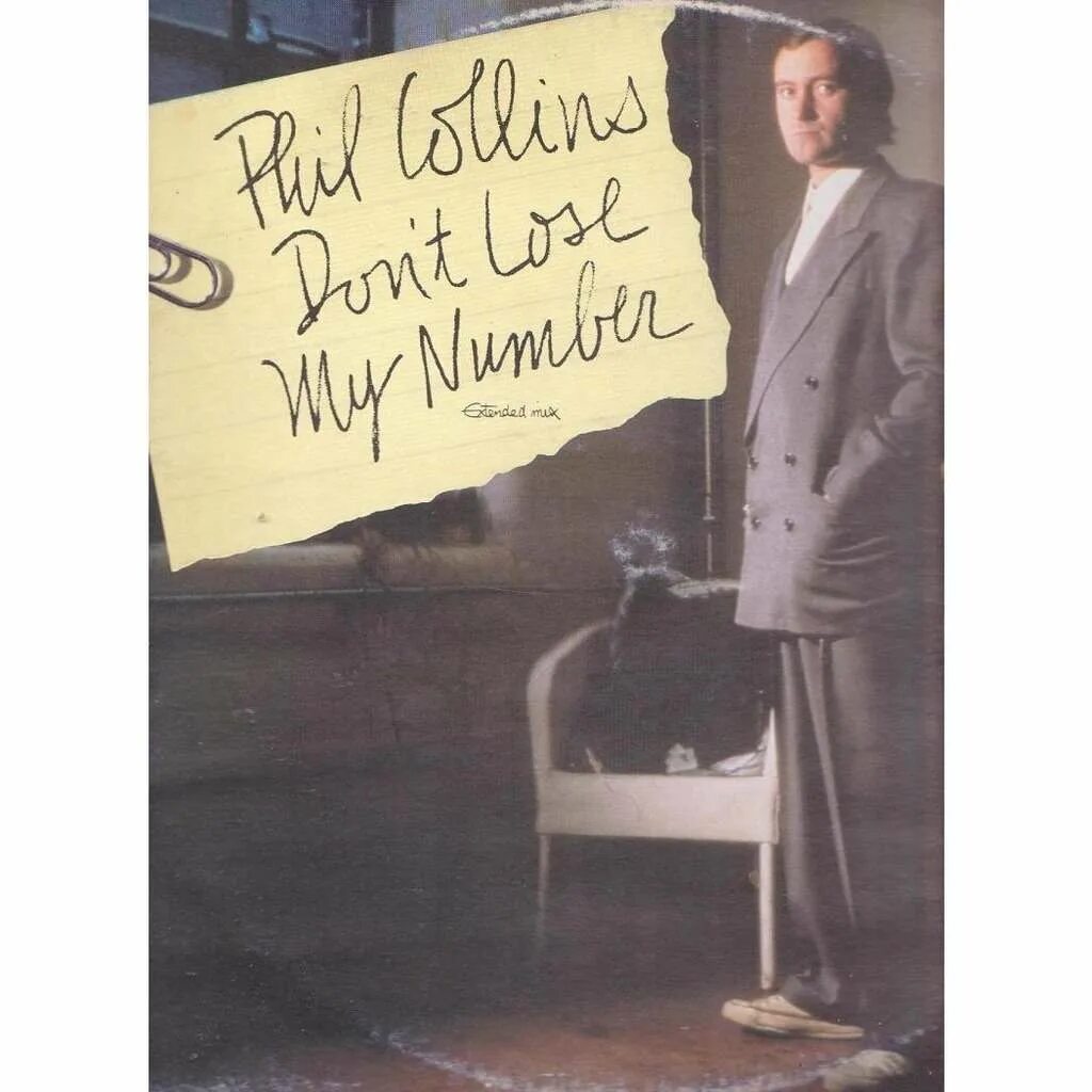 Песня my number. Phil Collins don't lose my number. Фил Коллинз 1985. Диск Фил Колинз обложка. Don Johnson Phil Collins.