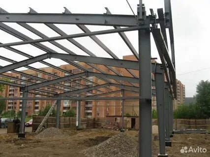 Установка металлических каркасов