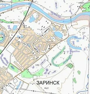 Карта заринска