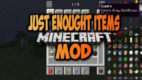 Майнкрафт мод just enough items