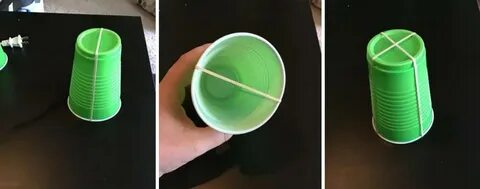 Как сделать пластмассовый стаканчик