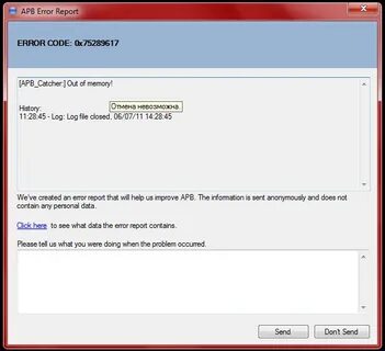 Error reporting 1