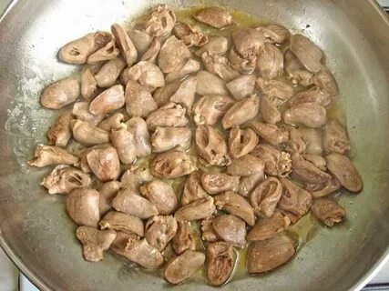 Готовность куриных сердечек по времени