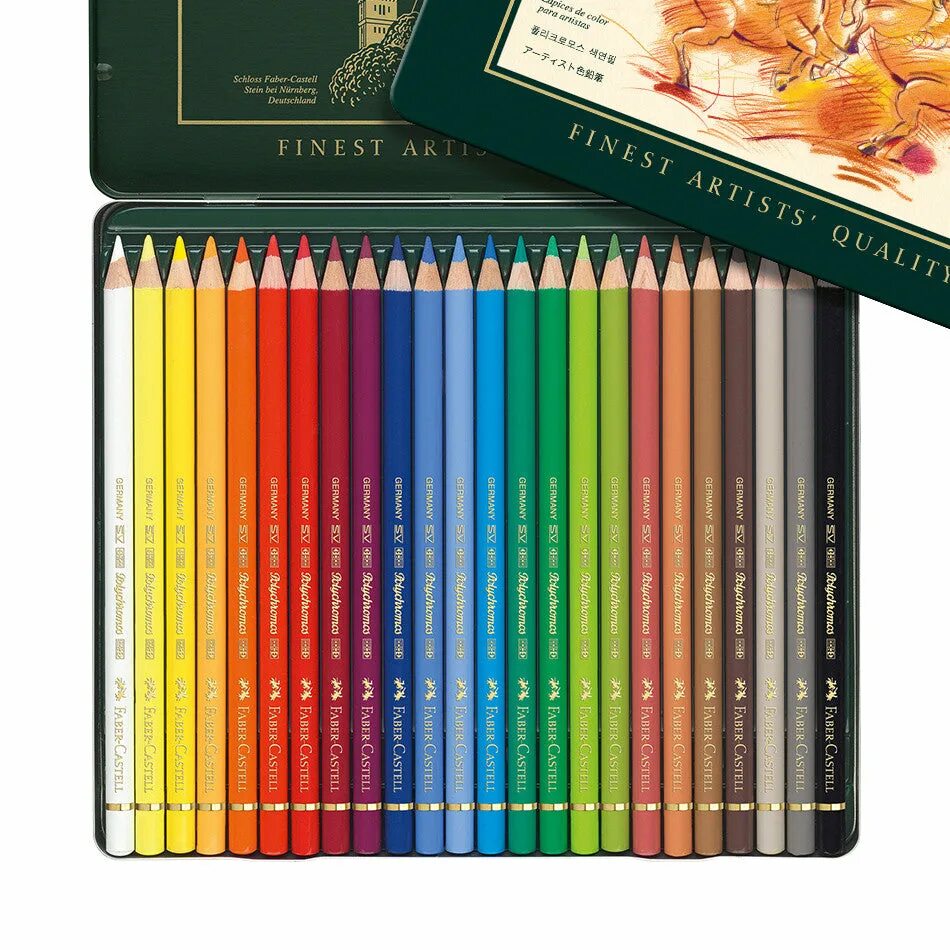 Карандашом faber castell 24. Фабер Кастелл 24 набор цветные карандаши. Фабер Кастел 24 цвета полихромос. Faber Castell Polychromos 24 выкраска. Faber Castell 24 цвета карандаши.