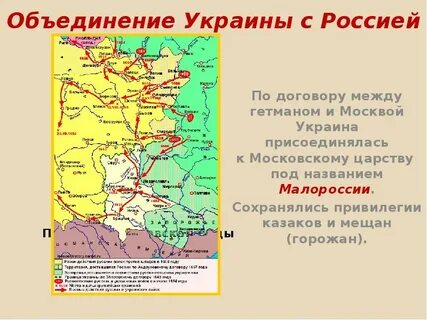 Вхождение территорий в состав украины