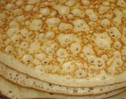 Блины на кефире пышные с содой яйцами