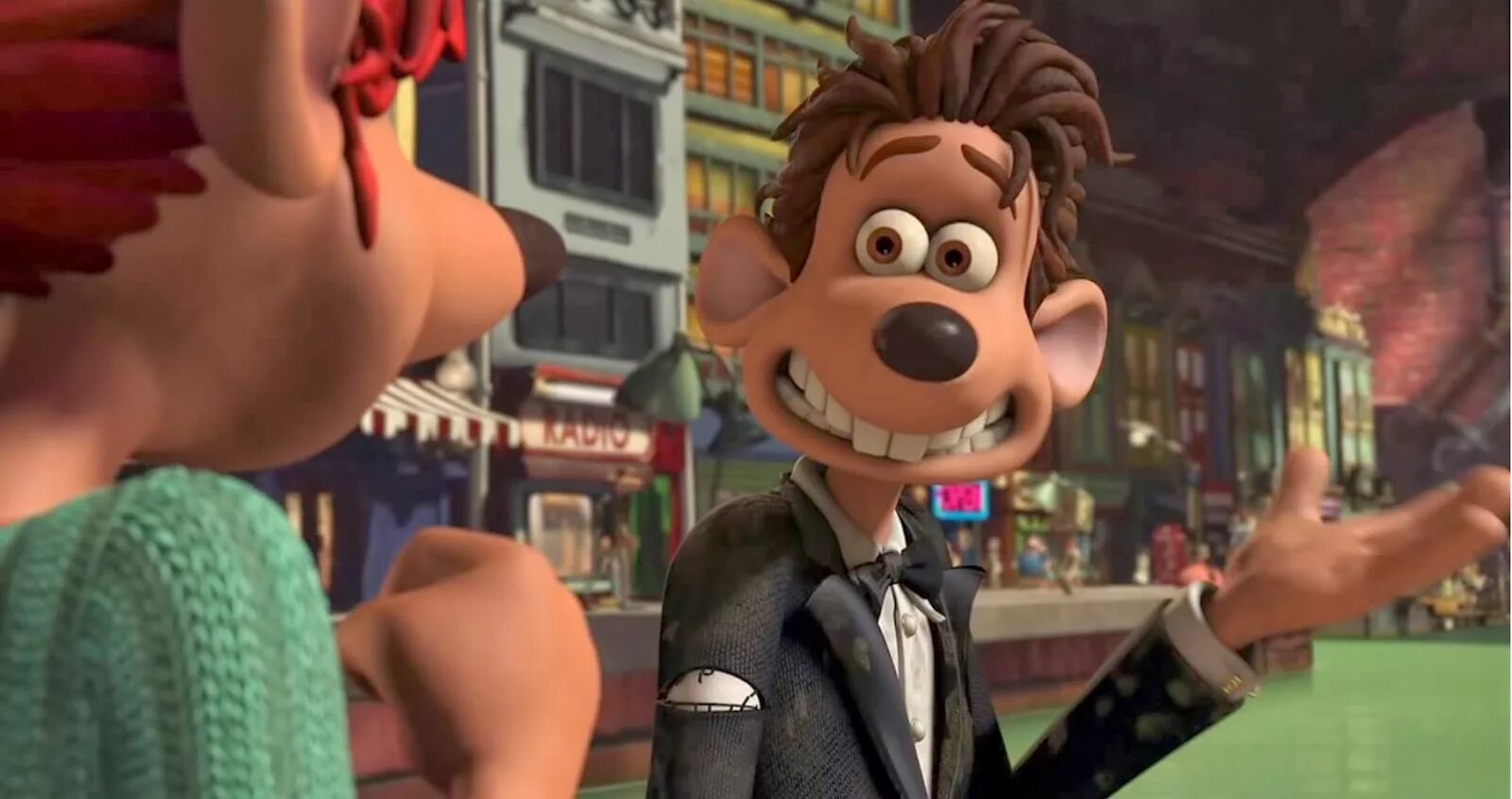 Flushed away. Смывайся.