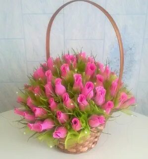 Корзина из конфет своими руками