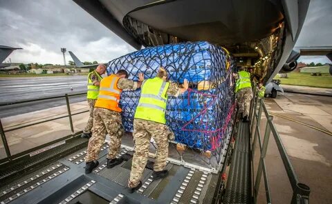 Packed cargo