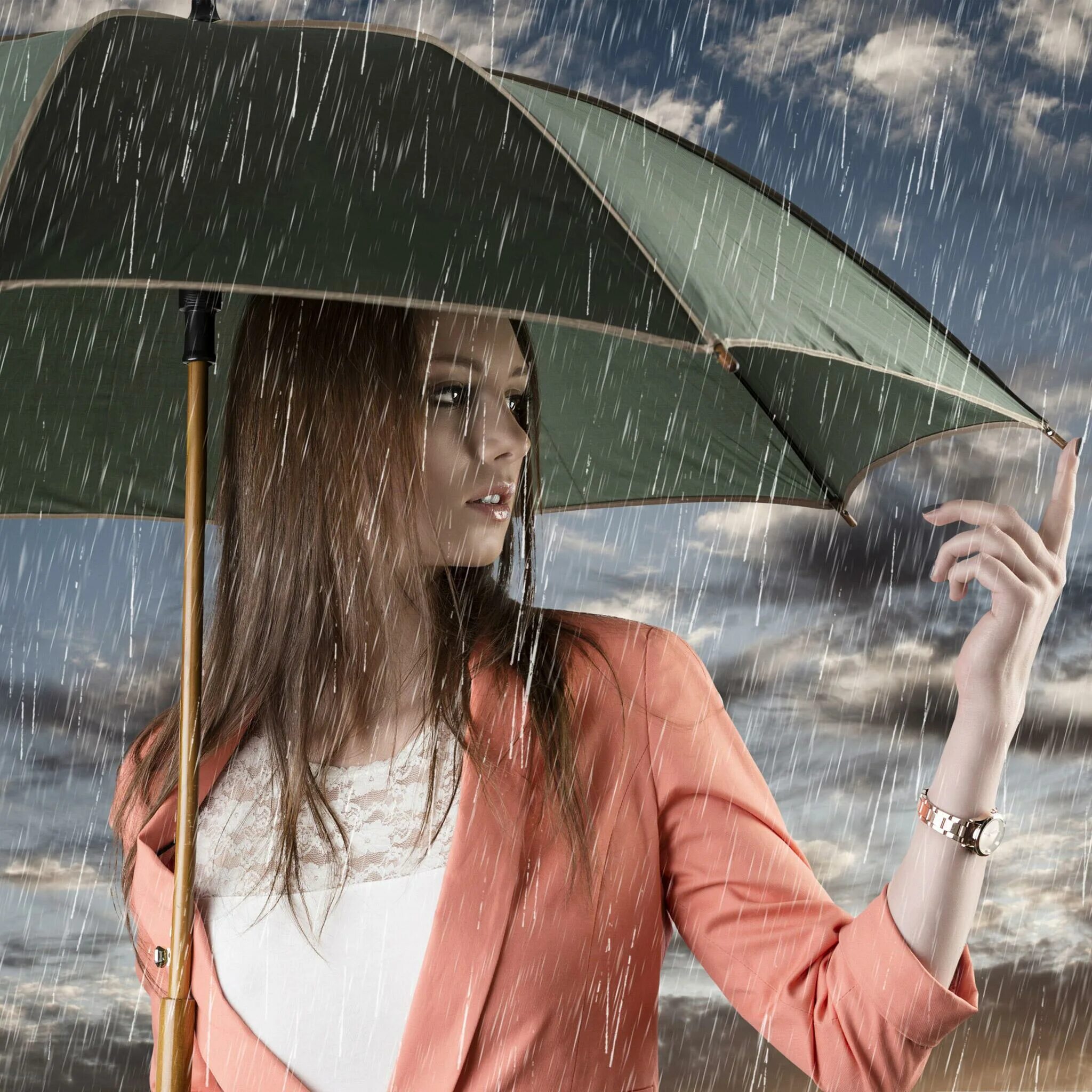 Elle rain. Под дождем. Девушка дождь. Девушка с зонтиком. Красивая девушка с зонтом.