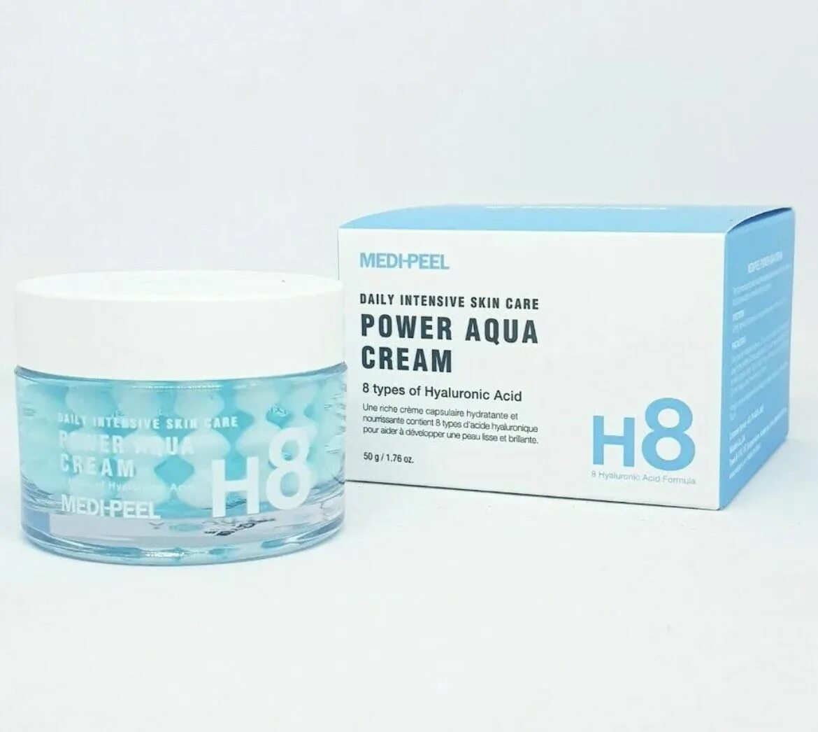 Medi Peel Power Aqua Cream h8. Капсульный крем с пептидами Power Aqua Cream h8. Medi-Peel Power Aqua Cream (50ml). Крем с пептидными капсулами Medi-Peel Power Aqua Creme, 50 мл. Medi peel gel