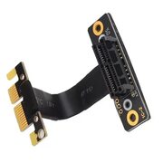 Кабель расширения PCI-E x1, двойной, 90 градусов, PCIe 3,0x1 до x1, 8 Гбит/с, PCI Express 1x