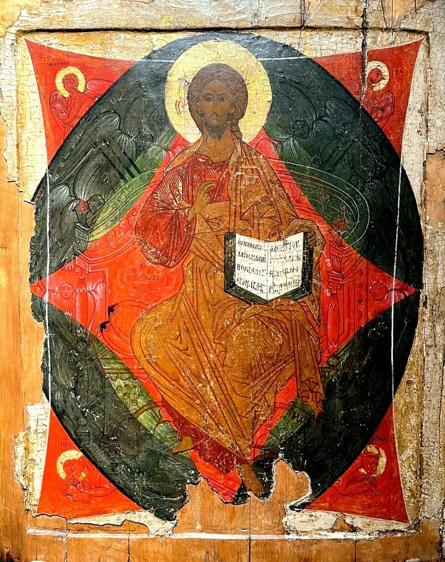 Икона 16 апреля. Иконопись на Руси 16 век. Суздальская икона 16 век. Иконы Рублёва спас в силах 1408.