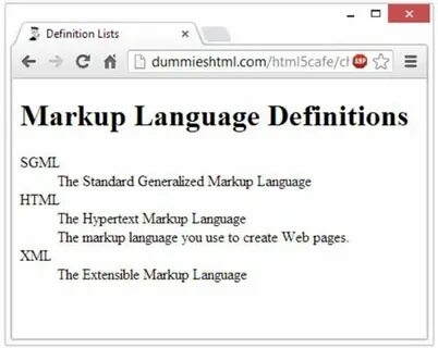 Def html
