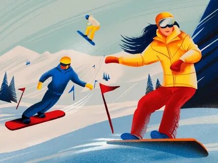 I am skiing