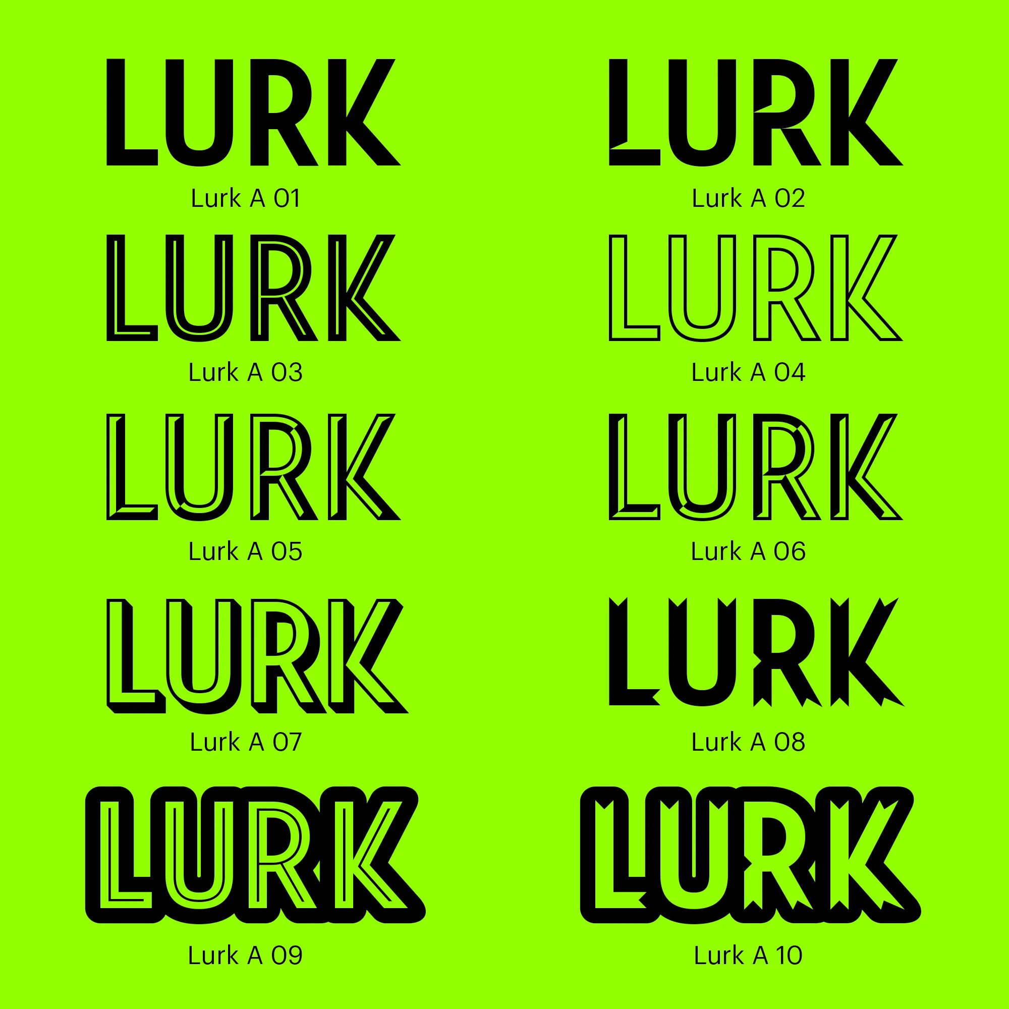 Lurk перевод. Современные шрифты. Новые шрифты. Семейства шрифтов. Lurk - lurk.