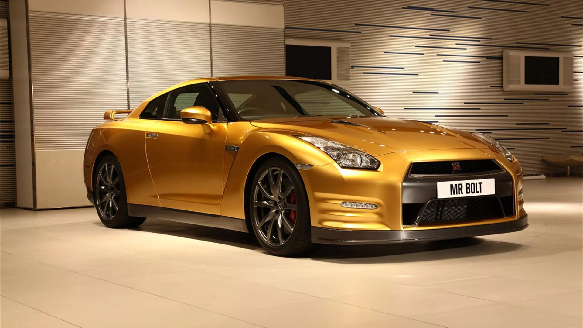 Gold car