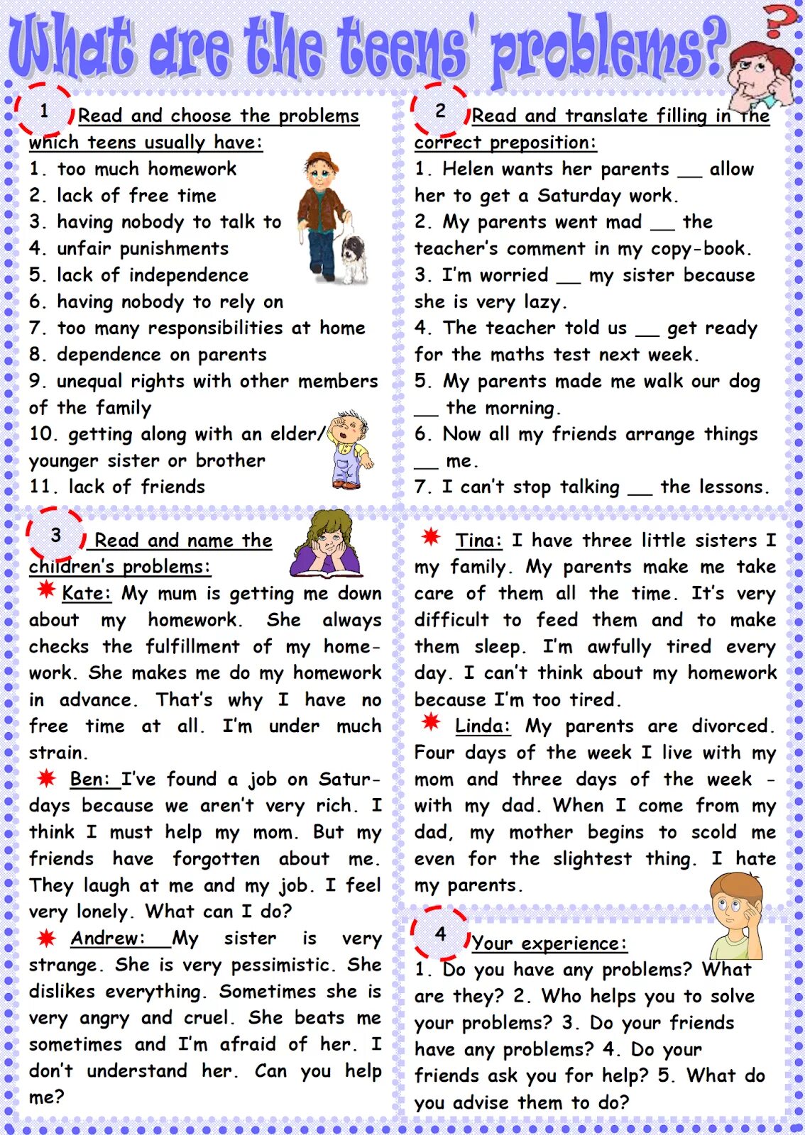 Teenagers problems Worksheets. Топики по английскому языку. Worksheets for teenagers. English Worksheets for teenagers.