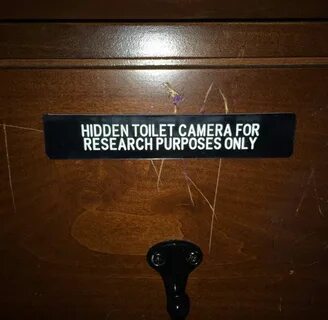 Hide toilet camera