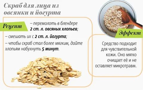 Рецепт скраба для лица