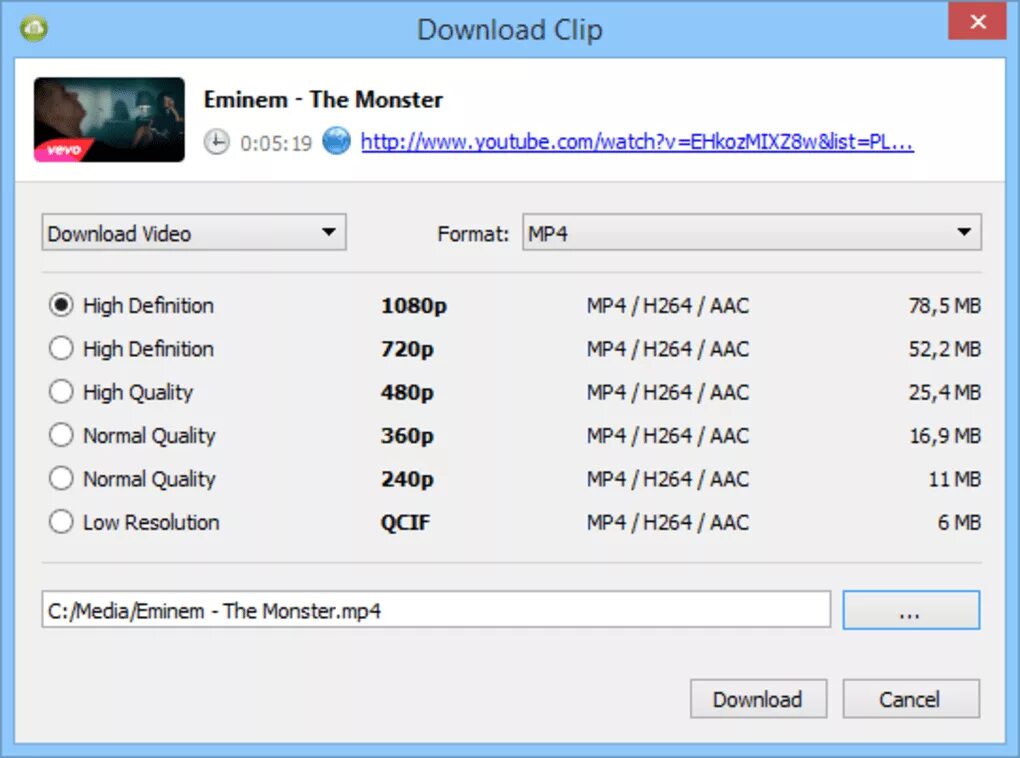 Youtube downloader.