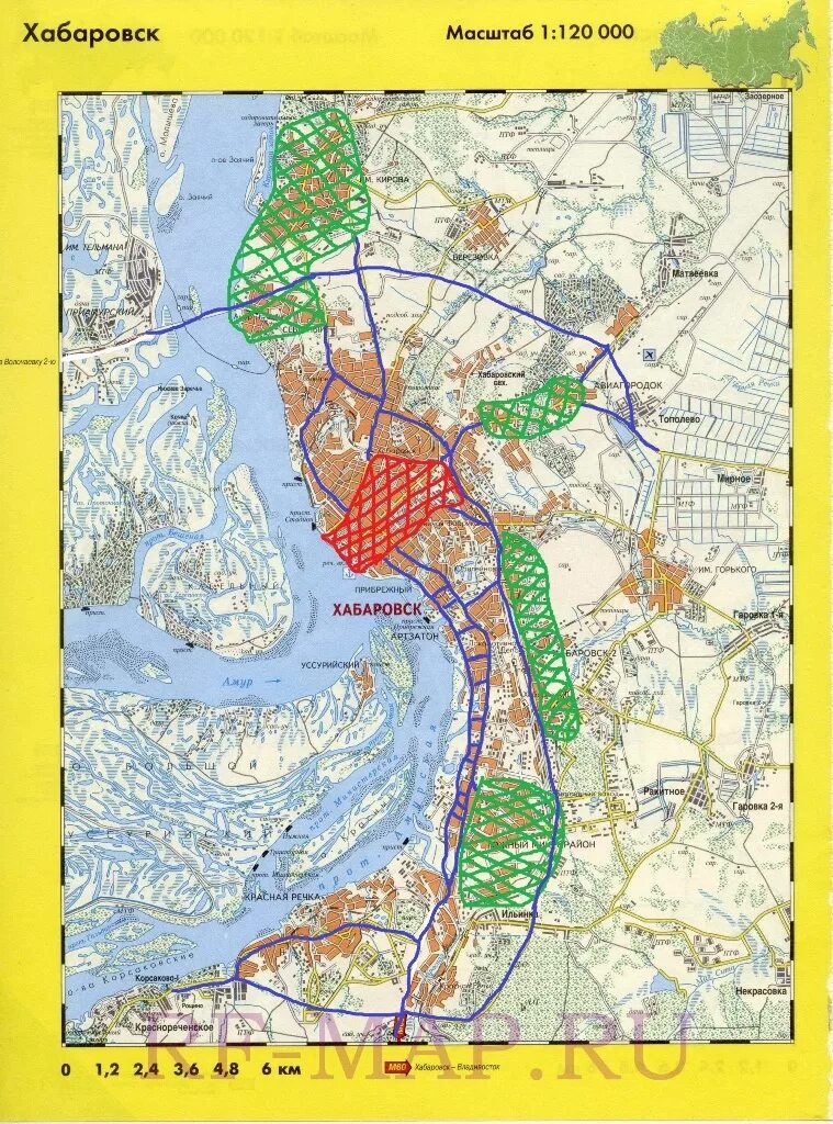 Карта города Хабаровска по районам. Границы районов Хабаровска. Карта Хабаровска с районами города. Карта г Хабаровска с улицами.