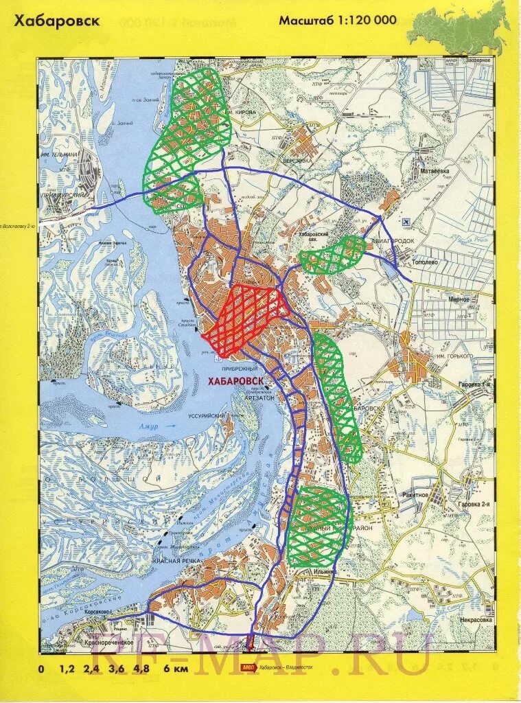 Магазины хабаровска карта. Карта города Хабаровска по районам. Границы районов Хабаровска. Карта Хабаровска с районами города. Карта г Хабаровска с улицами.