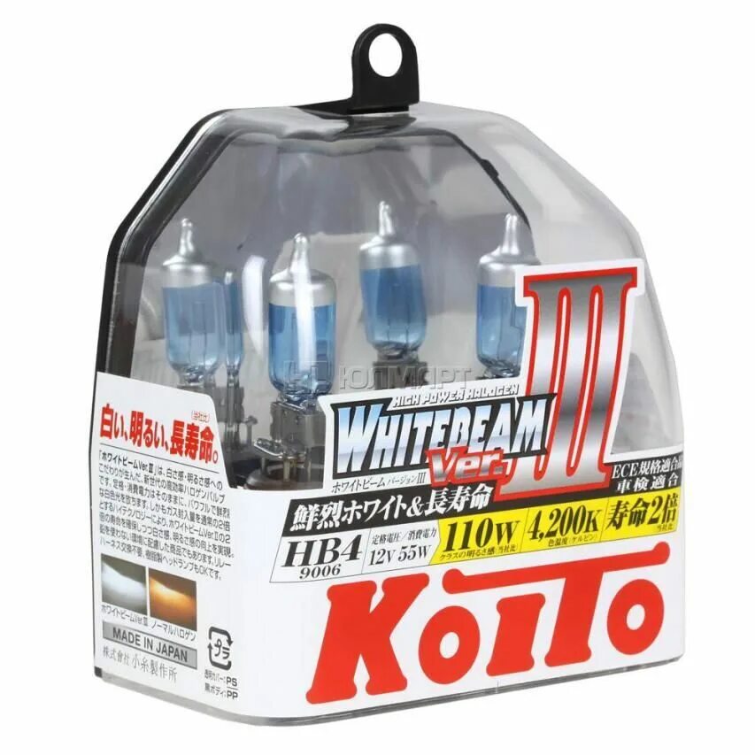 Лампы hb3 55w. Лампы hb4 koito. автолампы koito whitebeam hb4 (9006) 12v 55w/110w. лампа галоген&quot; whitebeam iii hb4&quot; 12в 55вт, 2шт. лампа koito hb4-12-55 (9006).