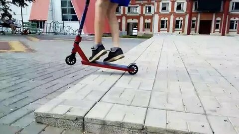 Видео трюкового самоката
