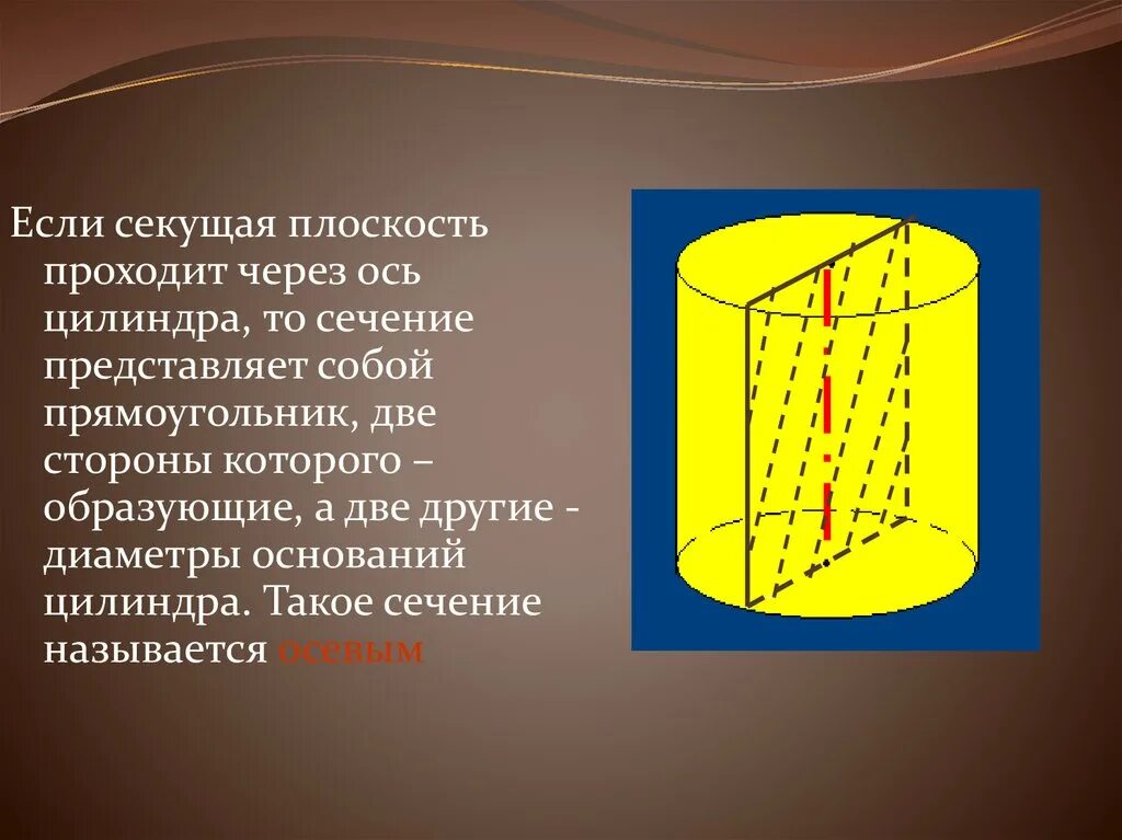 Что представляют собой сечения цилиндра. Сечение цилиндра призмой. секущая плоскость цилиндра. сечение цилиндра плоскостью. сечение цилиндра плоскостью проходящей через его ось.