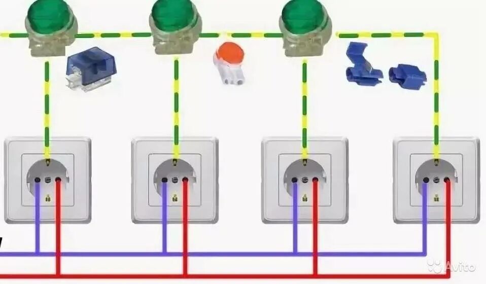 Соединение шлейфом. Подключить тройную розетку схема подключения. Схема последовательного соединения двух розеток. Схема подключения тройной розетки с заземлением. Схема подключения накладной тройной розетки с заземлением.