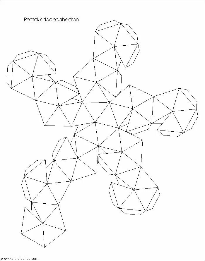 Paper Model of an Icosidodecahedron Paper art craft, Paper crafts origami, Origa
