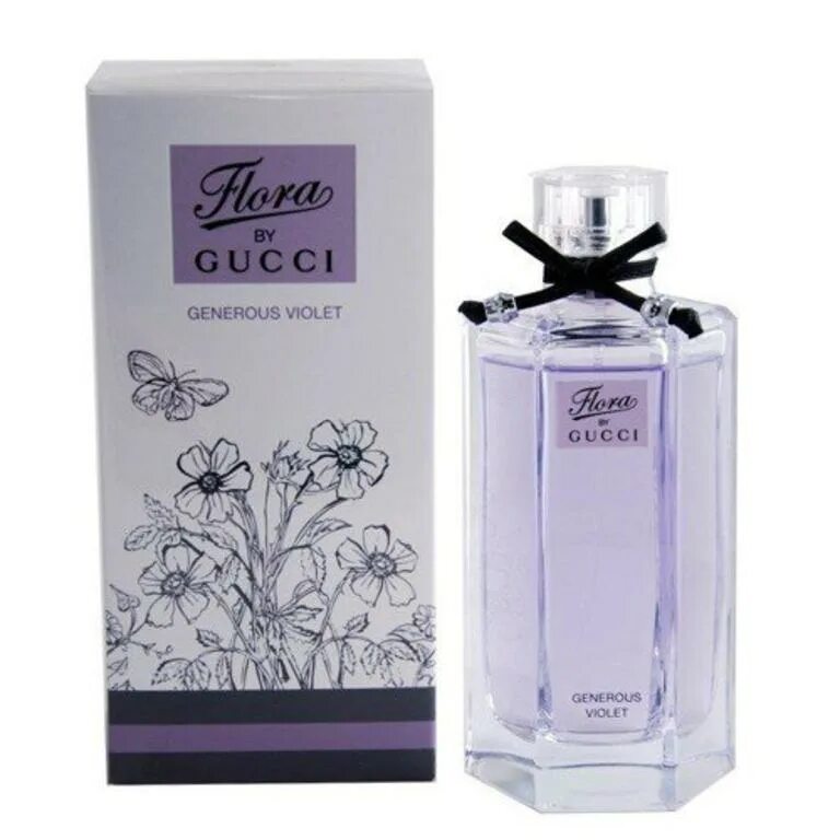 Похожие духи на гуччи. Туалетная вода Gucci Flora by Gucci generous Violet.