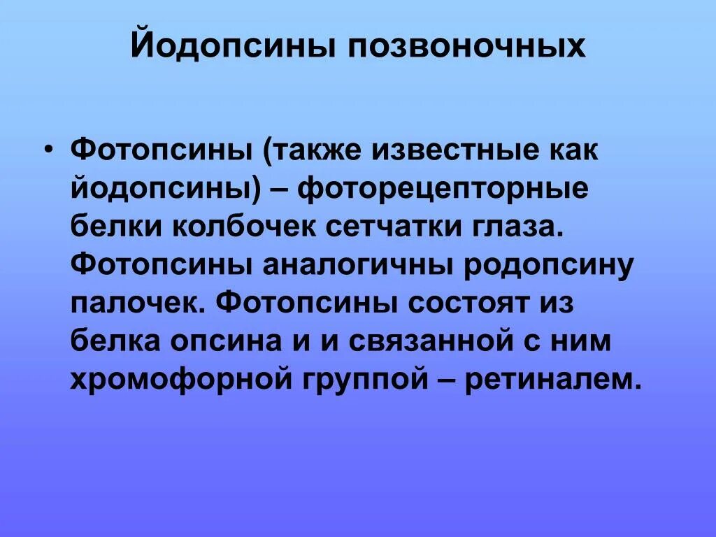 Пигмент йодопсин. Родопсин и йодопсин. Родопсин и йодопсин функции. Зрительный пигмент йодопсин.