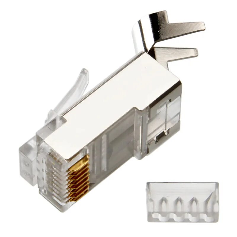 Коннектор lanmaster (twt-pl45/s-8p8c-6t). Коннектор (джек) rj-45 8p-8c cat6 (со вставкой) rexant (прим. :100шт). Коннектор rj45 lanmaster twt-pl45-8p8c. :100шт).