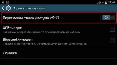 Точка модема