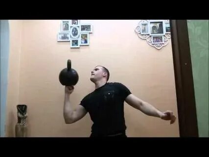 Жим гири 16