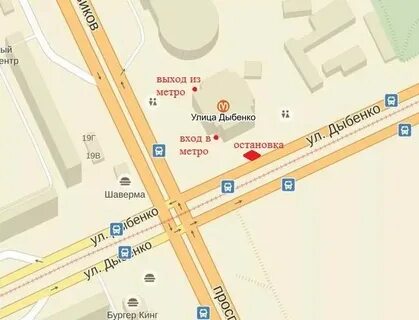 Автобус до метро дыбенко спб