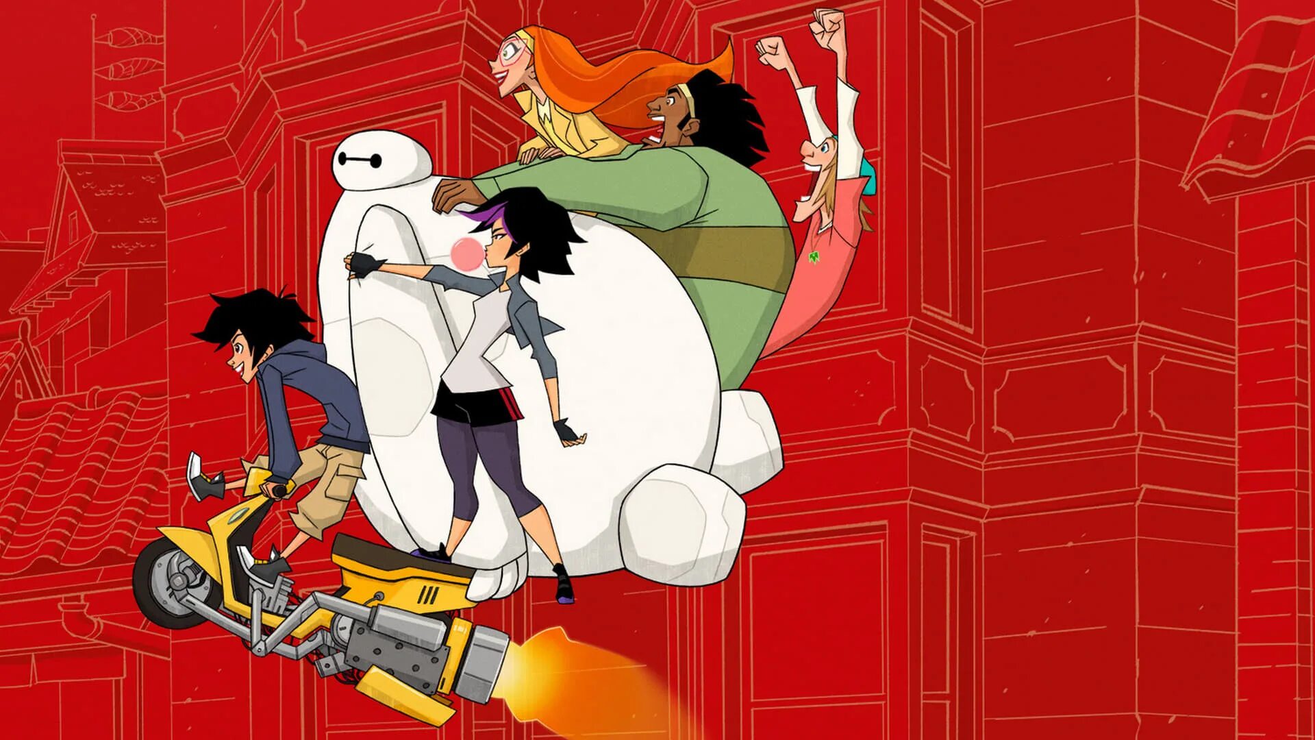 Big hero watch. Город героев / big hero 6. big hero 6 the series злодеи. город героев новая история хиро.