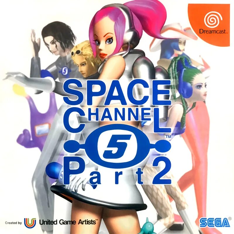 2 2 5 телеканал. Space channel 5 Dreamcast обложка. Space channel 5 : Part 2. Сега Дримкаст арт. Dreamcast 2.