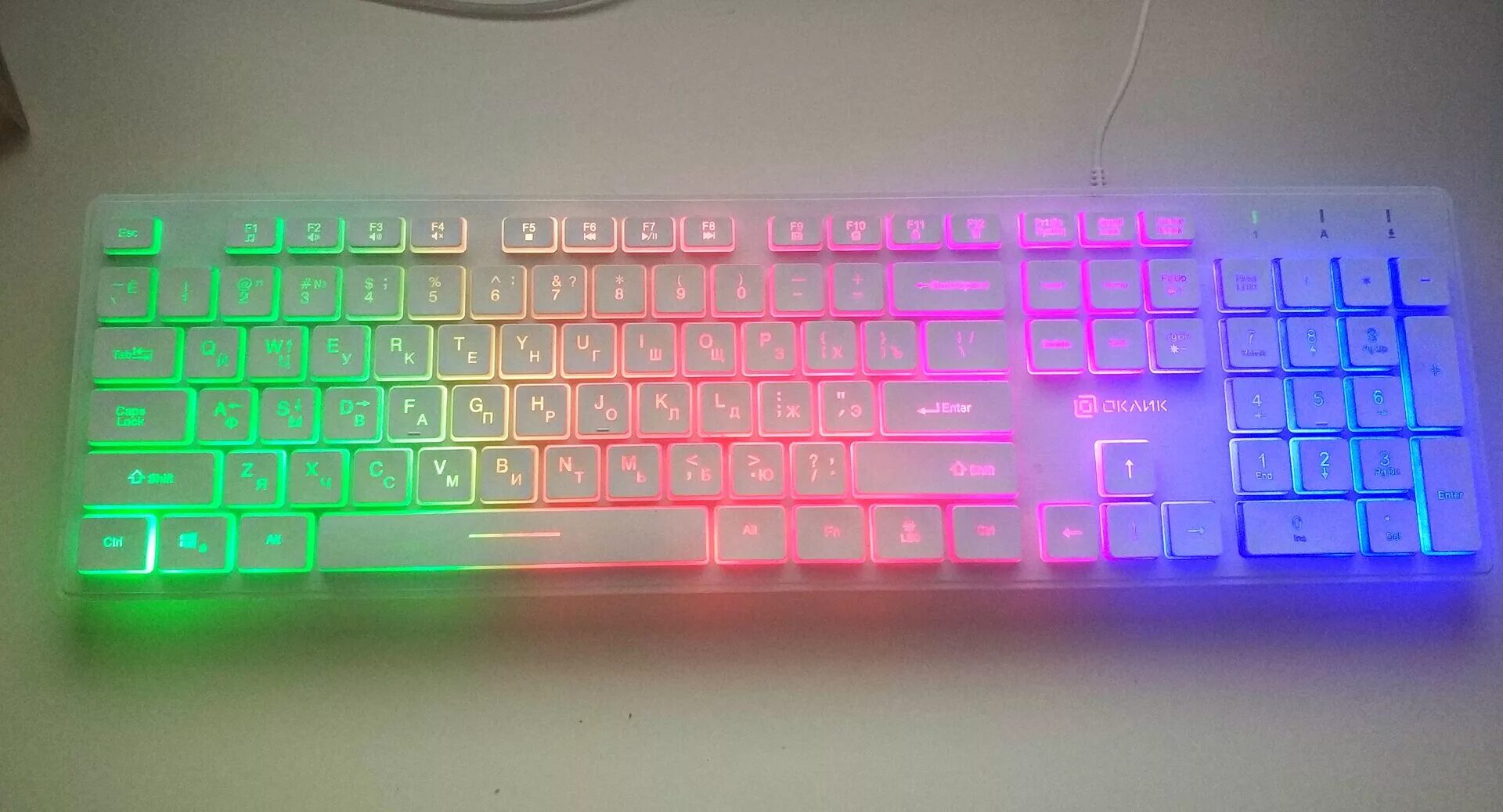 клавиатура oklick 930g black.