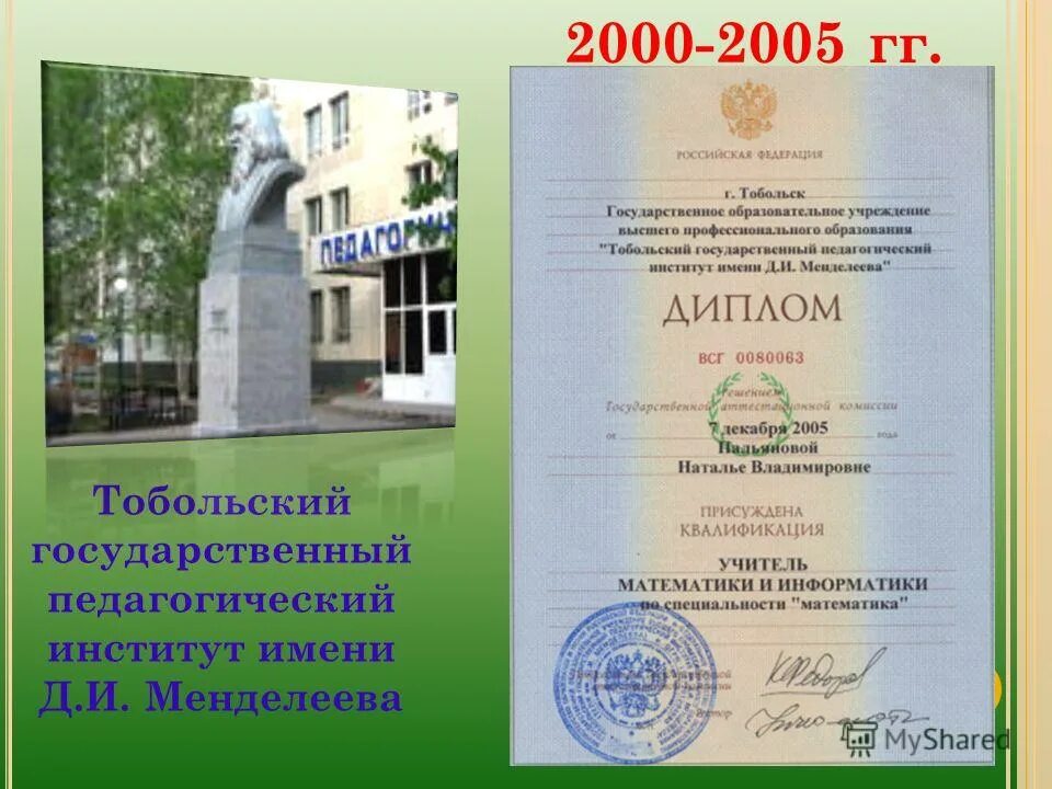 педагогический институт имени менделеева. тпи им д и менделеева филиал тюмгу. и менделеева. и. пединститут менделеева тобольск.