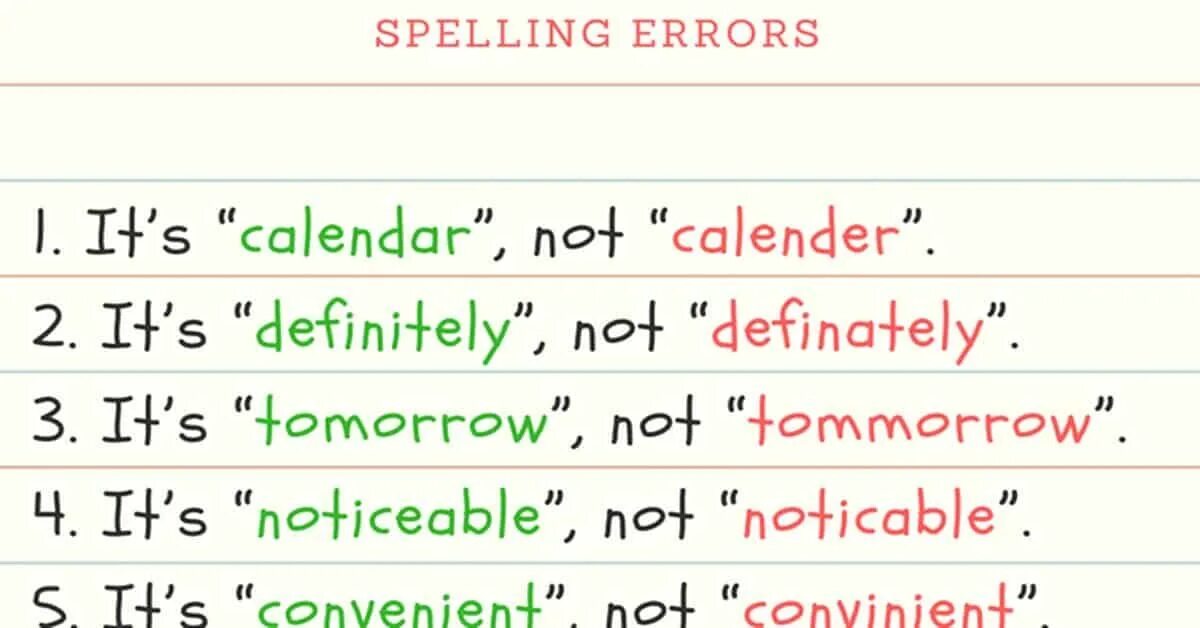 Key spelling. Misspelled words. spelling mistakes. spelling errors. spelling mistakes examples.