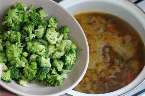 Брокколи суп без мяса
