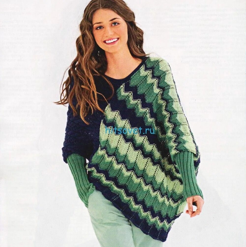 Асимметрия спицами. Кофта ассиметричная спицами. Асимметричный вязаный джемпер. Асимметрия спицами. Многоцветное пончо женское вязаное.