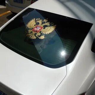 Орел россией на машину