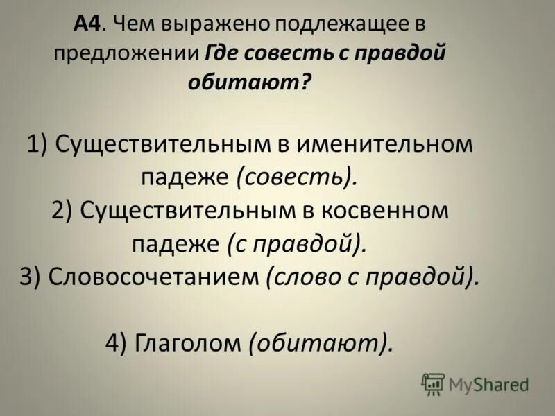 Совесть существительное