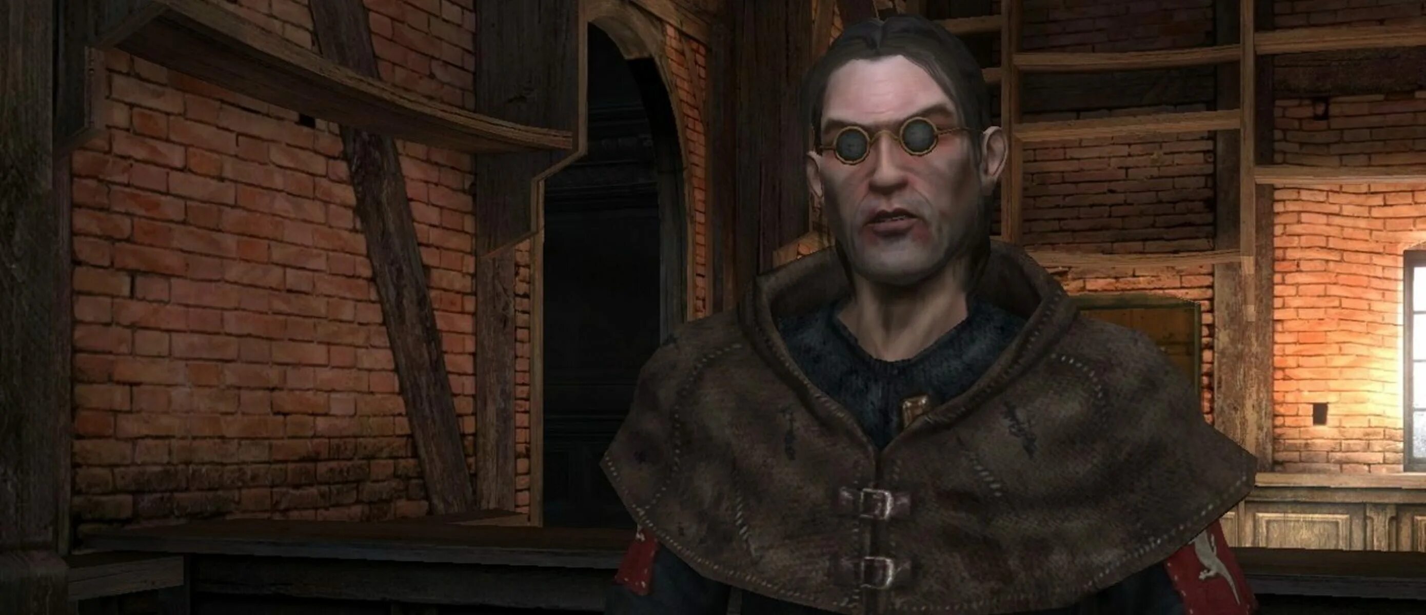 Ведьмак очки профессора. Ральф блюнден профессор. профессор ведьмак 1. ральф блюнден ведьмак. ведьмак профессор моро.