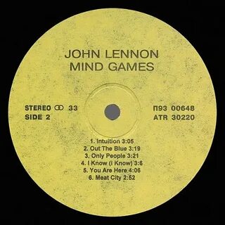Mind games джон леннон
